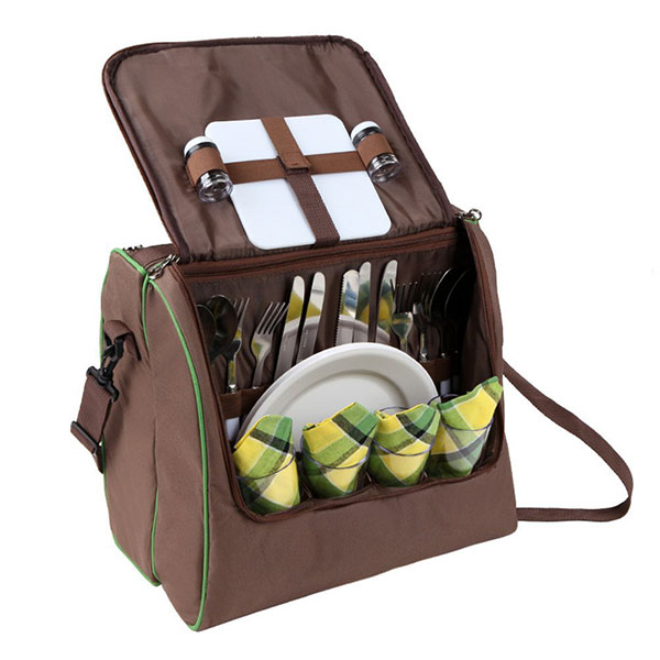 ELPB013 Shoulder picnic bag for 4 person with 