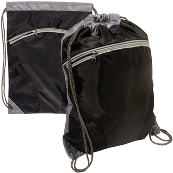 zippered drawstring backpack-2