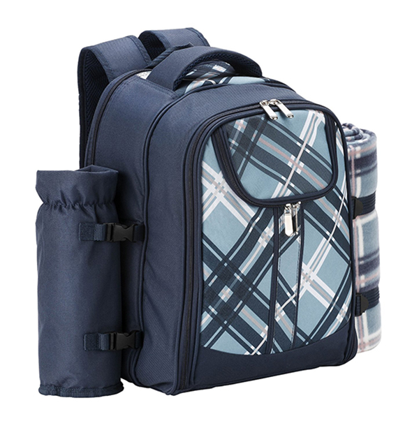 4 person picnic backpack with blanket-3