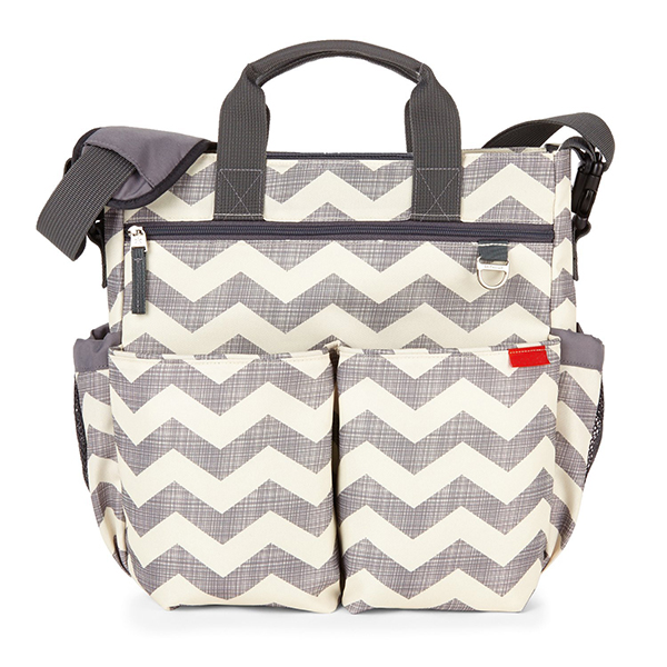 <b>Wholesale baby diaper tote bag with chevron design</b>