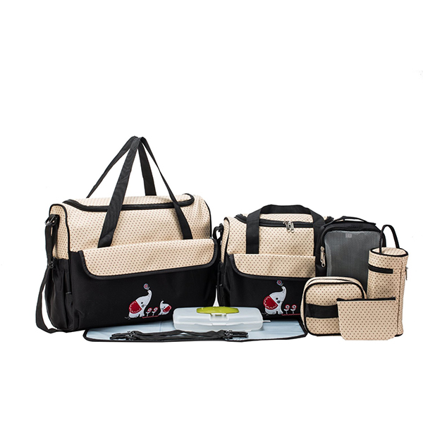 10 Pieces Fashionable Diaper Bag Set