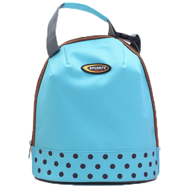 Portable Handle Polka Dot Lunch Cooler Bag Supplier