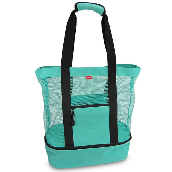 Mesh beach tote bag-2