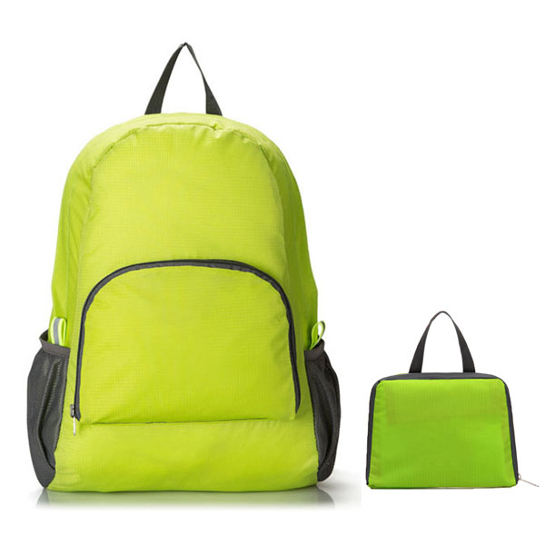 Foldable cheap nylon backpack promotion travel bag