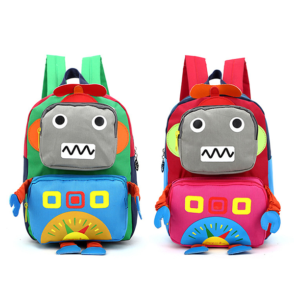 Cute Zombie Design Backpack School for Kids