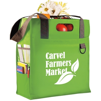 MTT19 Die Cut Handle Non-Woven Logo Tote Bag